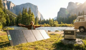 paneles solares plegables con estacion de carga portatil