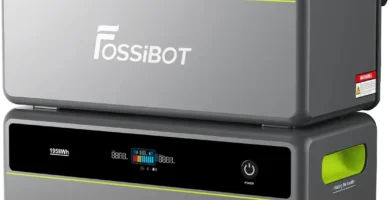 Batería solar FOSSiBOT FBP1200 conexiones traseras