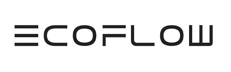 Logo de EcoFlow: Estaciones de energía portátil y carga rápida solar