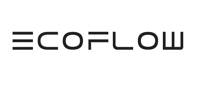 Logo de EcoFlow: Estaciones de energía portátil y carga rápida solar