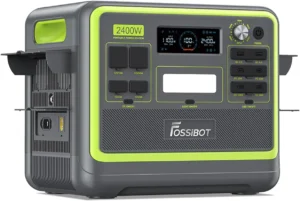 Estación de energía portátil FOSSiBOT F2400 de 2048Wh y 2400W de potencia para análisis y opiniones.