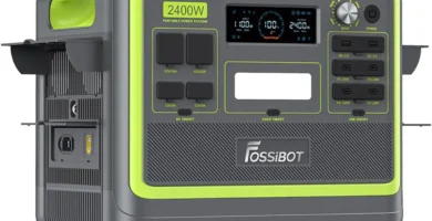 Estación de energía portátil FOSSiBOT F2400 de 2048Wh y 2400W de potencia para análisis y opiniones.