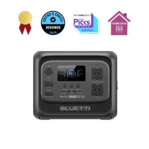 Estación de energía portátil Bluetti Elite 300 con pantalla inteligente y premios tecnológicos 2026.