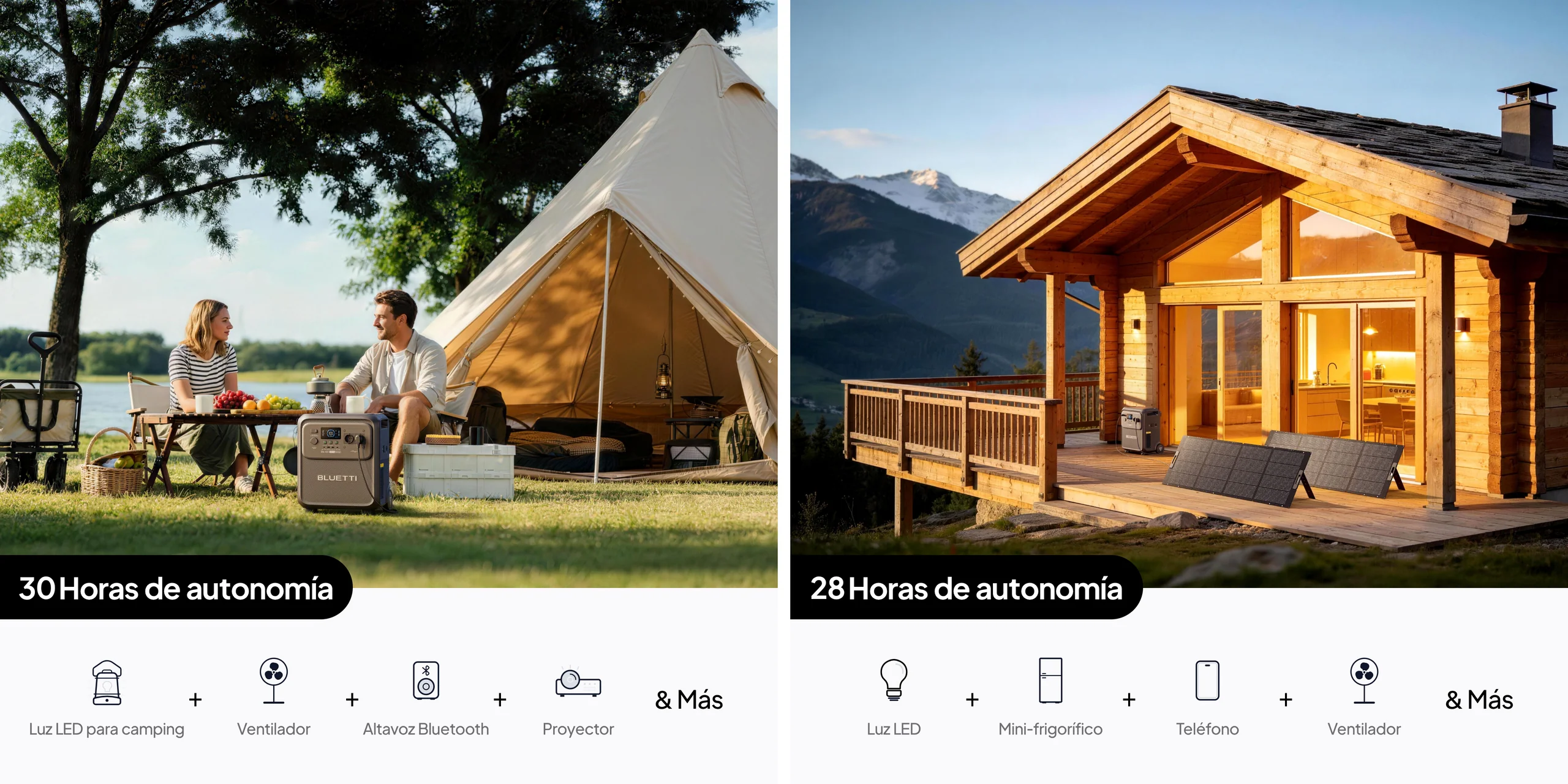 Gráfico que explica la durabilidad de las celdas LiFePO4 de la Bluetti Elite 400, garantizando más de 3.000 ciclos.