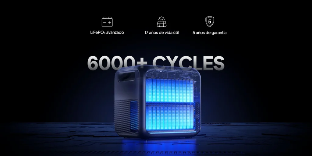 potencia-segura-inversor-bluetti-elite-200-v2 Infografía de la Bluetti Elite 200 V2 detallando la estabilidad y seguridad del inversor de onda sinusoidal pura.