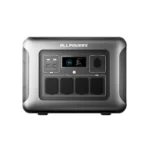 Estación de energía portátil ALLPOWERS R1500 Lite de 1056Wh sobre fondo blanco, mostrando sus dos tomas Schuko frontales de 1600W y su pantalla digital de control.