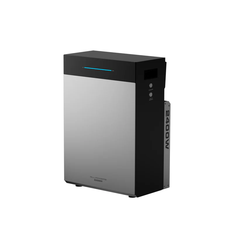 Acumulador solar doméstico Allpowers BS5000 PRO de 5.2 kWh todo en uno instalado para reducir la factura de la luz del hogar.
