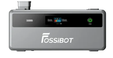 Batería de expansión FOSSiBOT FBP1200-B de 1958 Wh vista de frente.