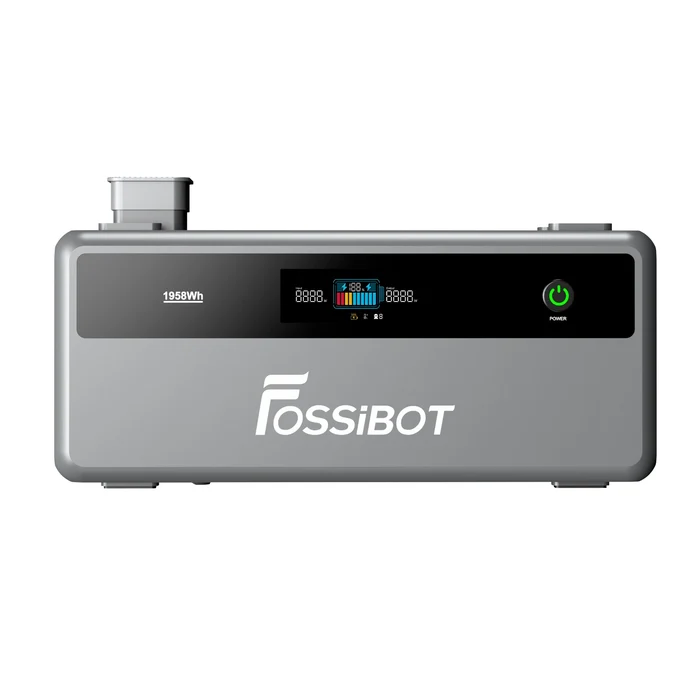 Batería de expansión FOSSiBOT FBP1200-B de 1958 Wh vista de frente.